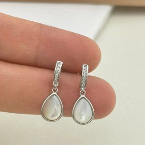 Sterling Silver Pearl Earrings